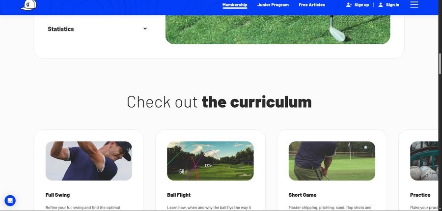 George Gankas Golf course curriculum